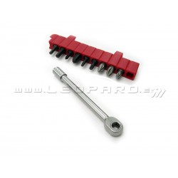 30306 Juego de destornilladores con llave de trinquete