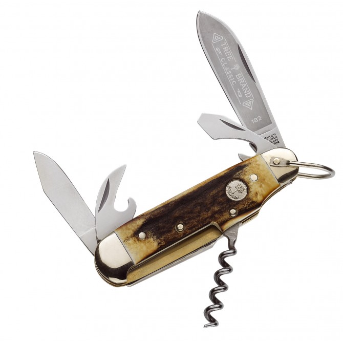 110182HH Navaja Multiusos Boker Sportmesser Hirschhorn