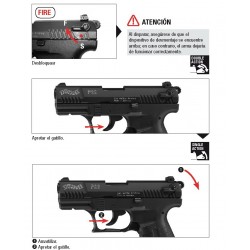 Pistola WALTHER P22  Niquel 9mm