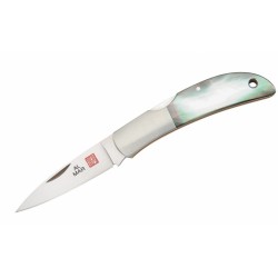 AM1002BP NAVAJA AL MAR HAWK LOCKBACK BLACK PEARL HANDLES