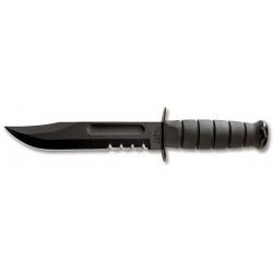 KA1212 cuchillo Ka-bar USA Fighting Knife Black Serrated