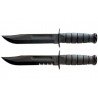 KA1257 cuchillo Ka-bar Short Serrated Leather