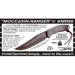 TP88 cuchillo Tops Moccasin Ranger