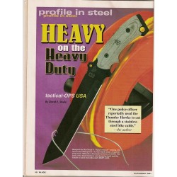 TPAN9 cuchillo Tops Anaconda Woodmaster