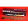 KA1235 cuchillo Ka-Bar Matine Hunter Leather Handle