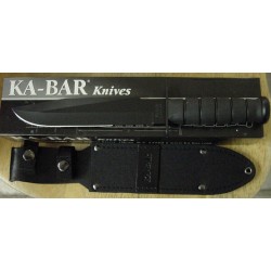KA1271 cuchillo Ka-Bar Black Fighter Part Serr