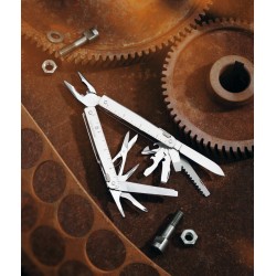 Alicate Multiusos Victorinox Swisstool X con funda de Piel