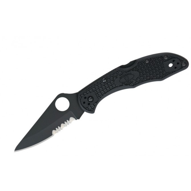 Navaja Spyderco Delica 4 Black Blade