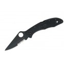 Navaja Spyderco Delica 4 Black Blade