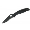 Navaja Spyderco Endura 4 Black Blade Parc Serr