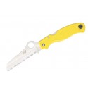 Navaja Spyderco Atlantic Amarilla Serrada