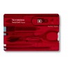 Victorinox - Tarjeta Multiusos Swisscard 10 Usos Rojo traslúcido
