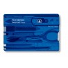 Victorinox - Tarjeta Multiusos Swisscard 10 Usos Azul translúcido