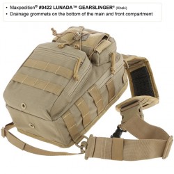 Mochila Bandolera Maxpedition Lunada Gearslinger Black
