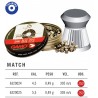 Balines Gamo Match 5,5 mm 250 ud