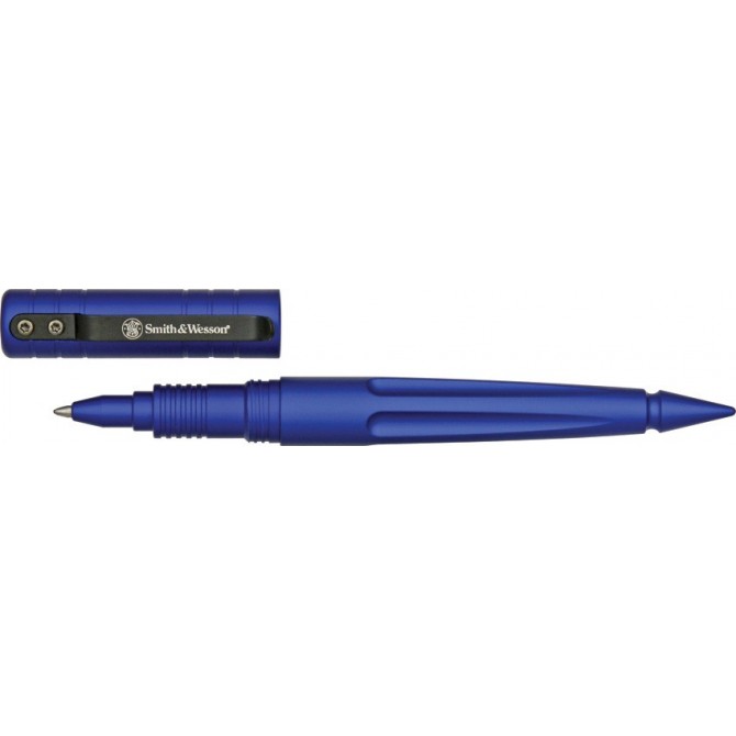 Bolígrafo S&W Tactical Pen Blue | Armería Leopard