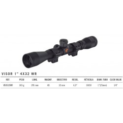 Visor Gamo 4x32 WR I Leopard I Envio gratuito