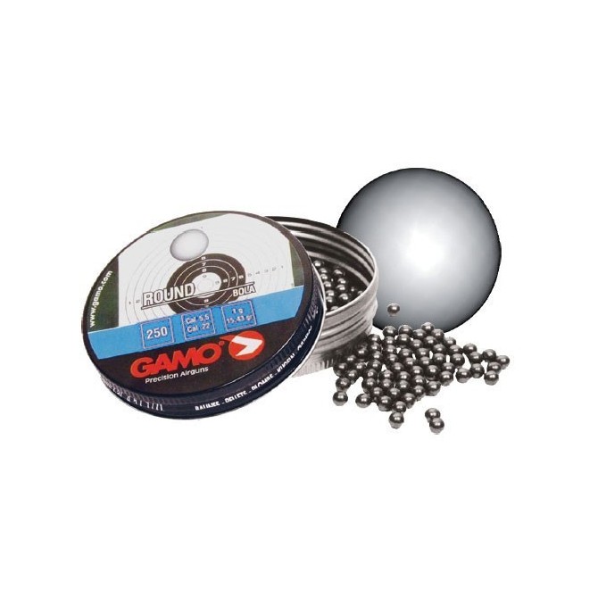 Balines Gamo Bolas Round 5,5 mm 250 ud
