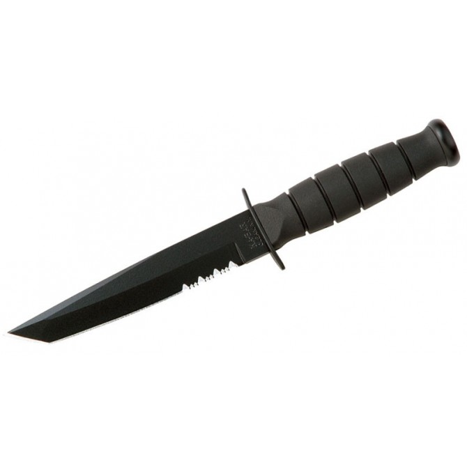 Ka-Bar Short Ka-Bar Tanto Serrated Glass Filled Nylon Sheath