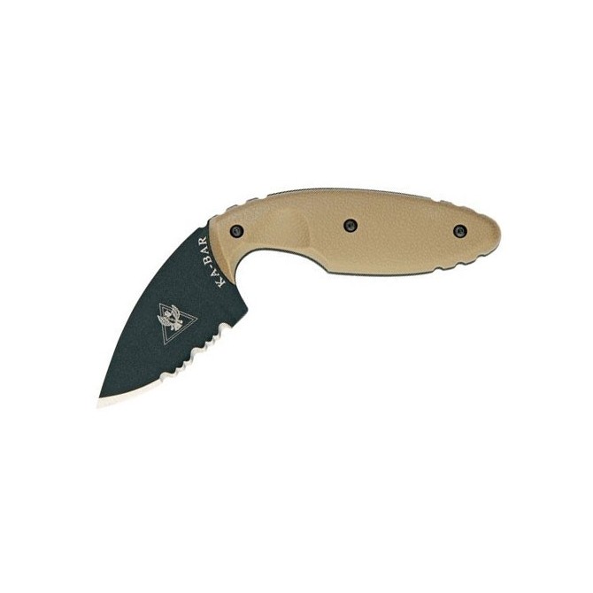 Ka-Bar TDI Law Enforcement Knife Coyote Brown Serrated