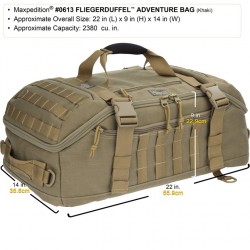 Maxpedition Fliegerduffel Adventure Bag Black