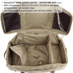 Maxpedition Doppleduffel Adventure Bag Khaki