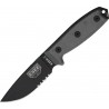 Rat Cutlery RC-3. 8 1/4" Overall Part Serrated