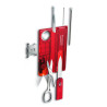 Victorinox - Tarjeta Multiusos Swisscard Lite 13 Usos Rojo traslúcido