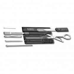 Victorinox - Tarjeta Multiusos Swisscard 10 Usos Antracita traslúcido
