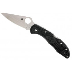 Spyderco Delica 4 Filo Liso FRN Negro